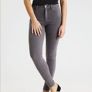 American Eagle Super High Rise Gray Jeggings